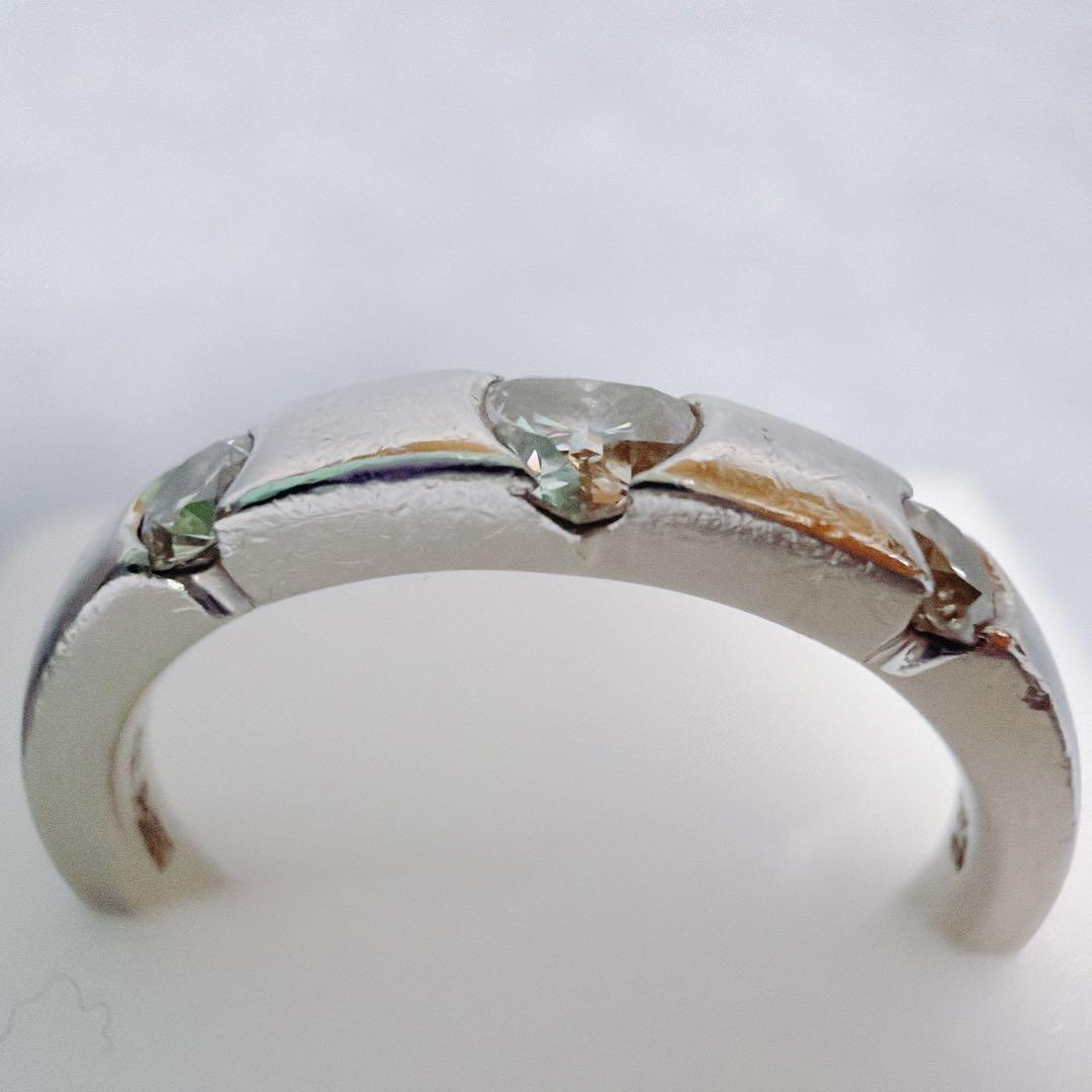 【極大ハート】スタージュエリー Pt950 ダイヤ0.30ct リング 10号