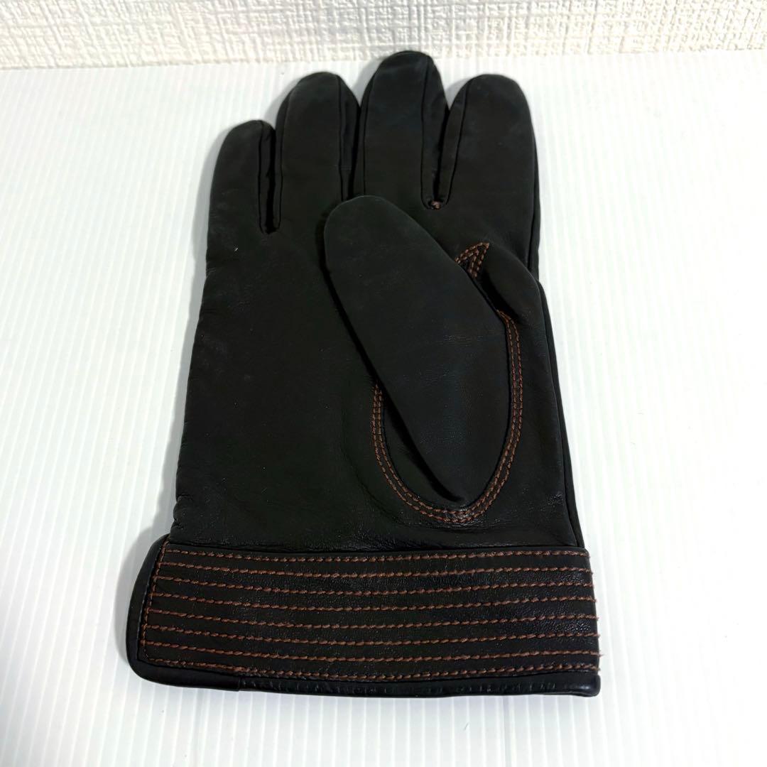 美品　ヴィヴィアンウエストウッド　革手袋　本革　ブラック