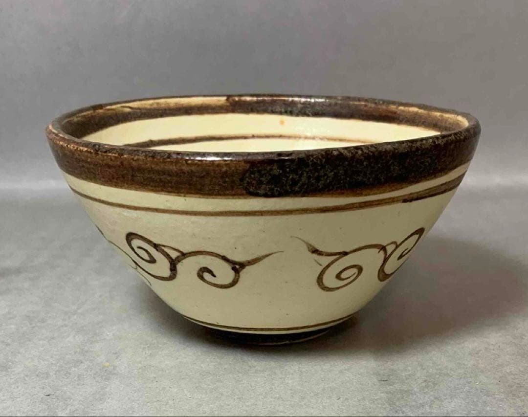 中国 魚絵碗　f2250922