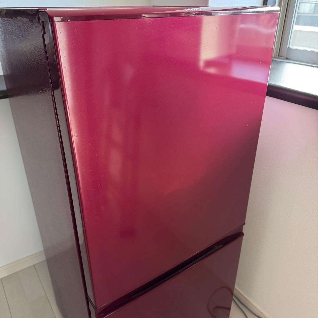 中古2ドア 冷蔵庫 アクア aqa-16g 2018年製 取扱説明書あり