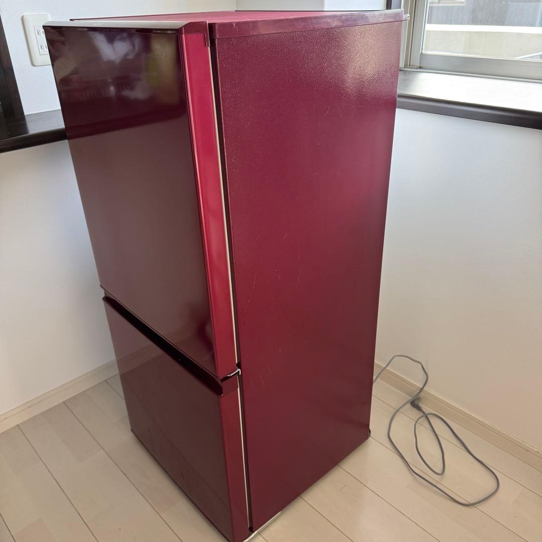 中古2ドア 冷蔵庫 アクア aqa-16g 2018年製 取扱説明書あり