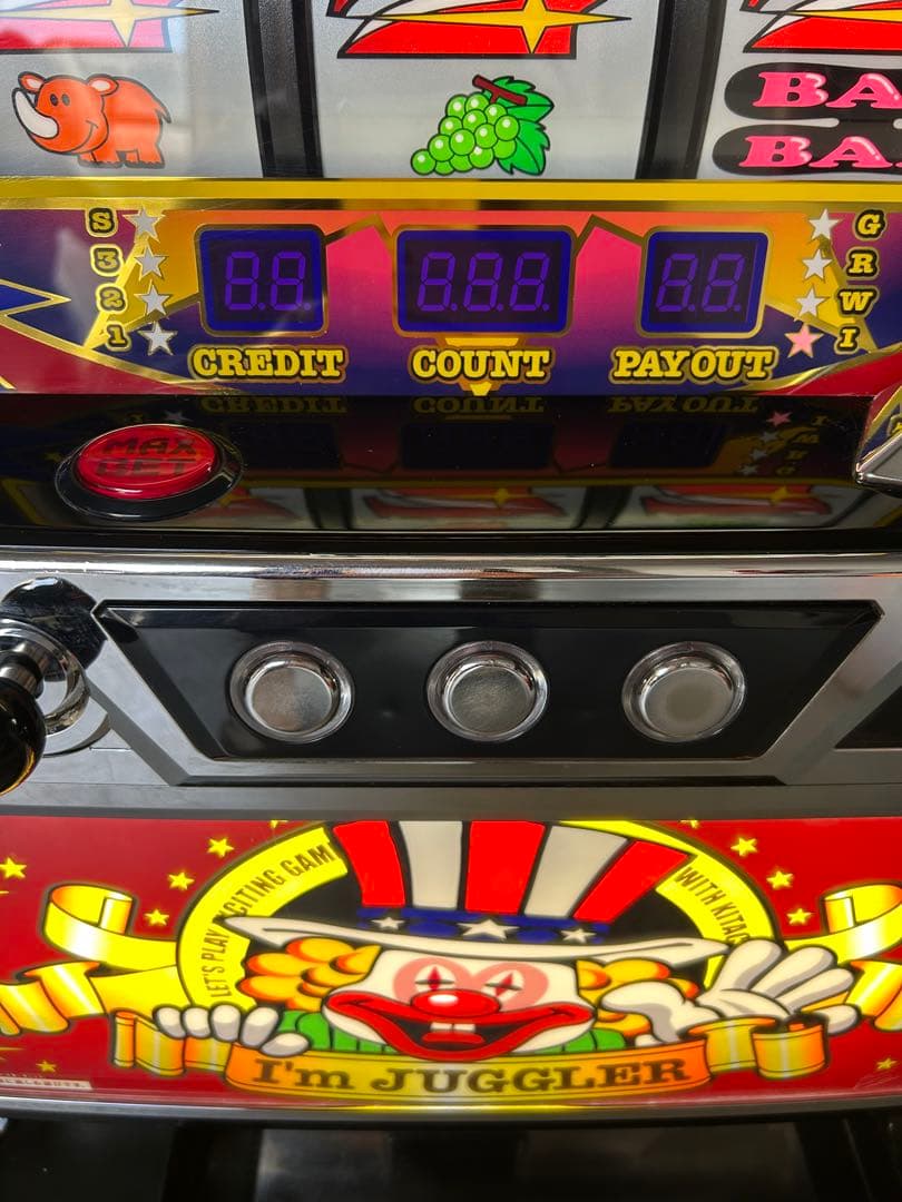 Sアイムジャグラー　パチスロ　実機　家庭用改造済み　送料込み