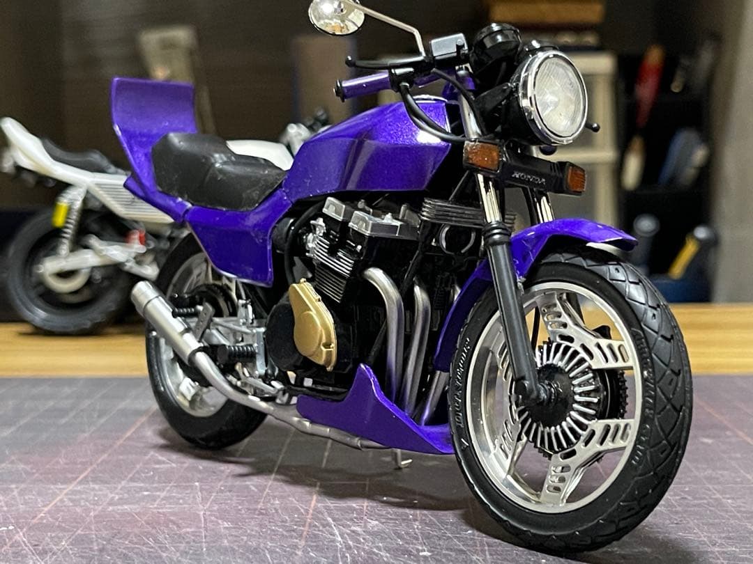 1/12 アオシマ製・CBX400F★完成ジャンク品★