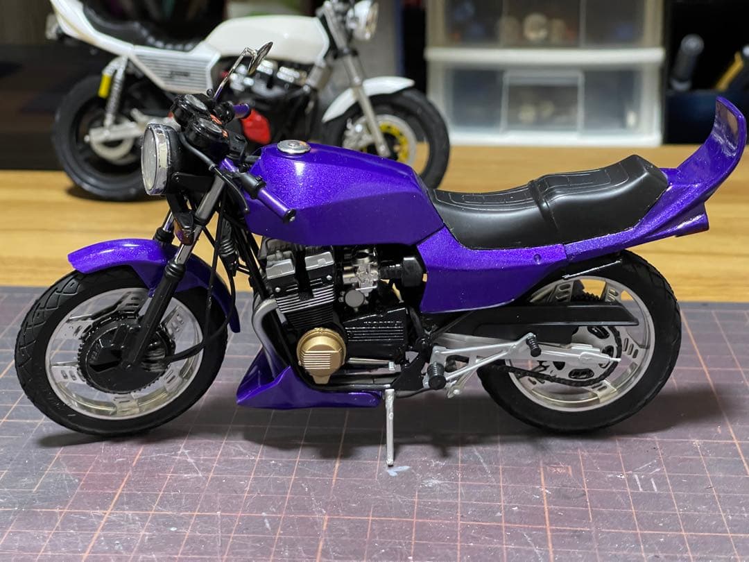 1/12 アオシマ製・CBX400F★完成ジャンク品★