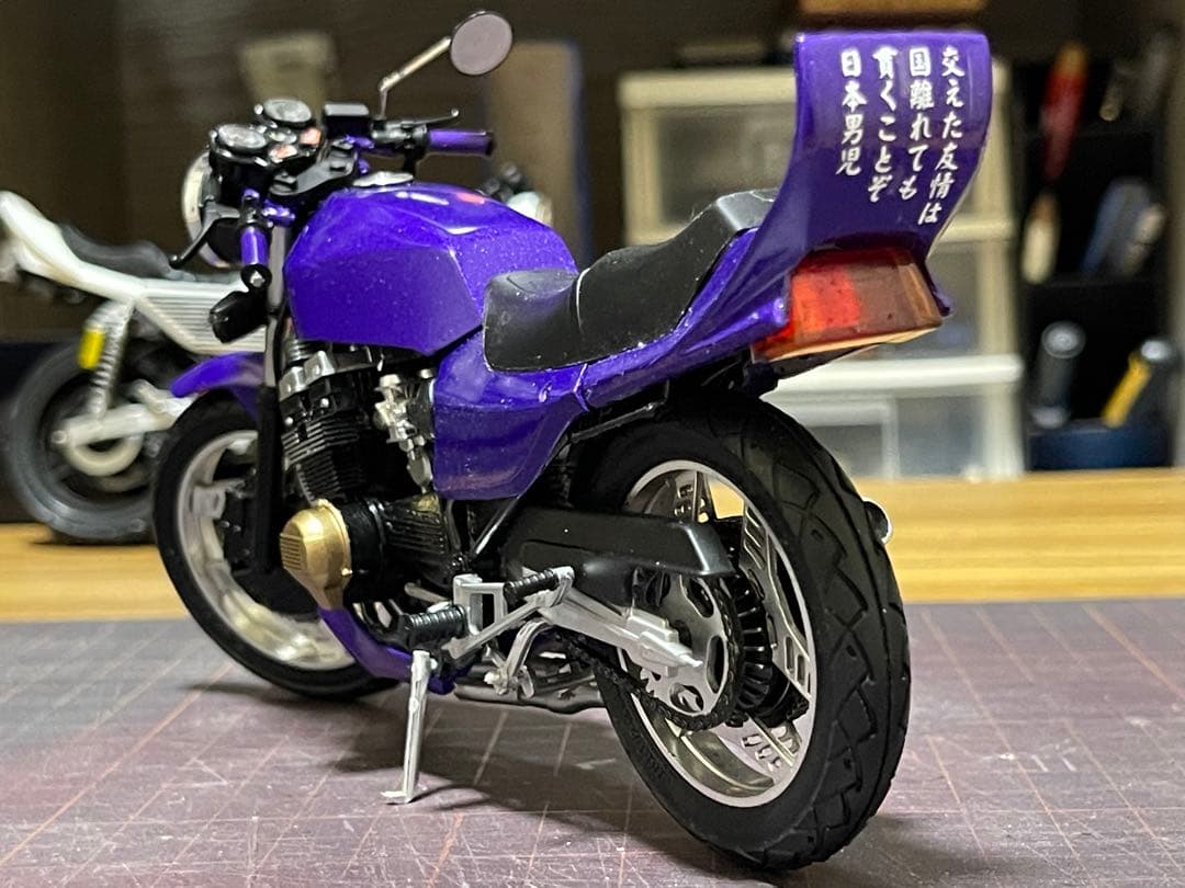 1/12 アオシマ製・CBX400F★完成ジャンク品★