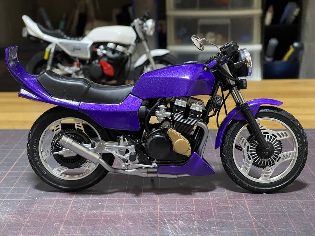 1/12 アオシマ製・CBX400F★完成ジャンク品★