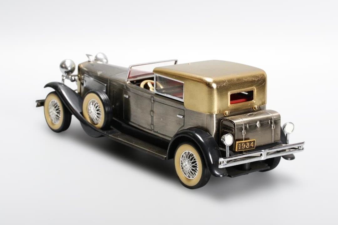 ビンテージ クラシックカー模型 1934年式風 金属調モデル / レトロカー
