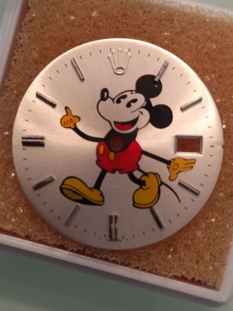 ミッキーマウス 腕時計 文字盤　ロレックス
