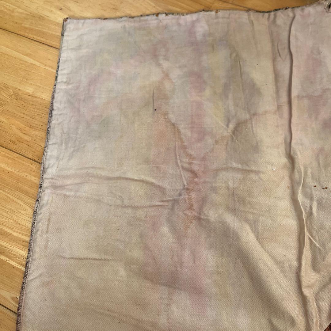 フランスアンティークカーテン織物生地3点セット