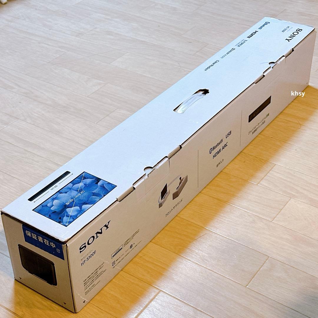 【新品】SONY HT-S100F サウンドバー