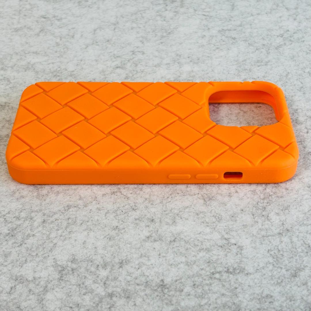 ボッテガヴェネタ iPhone ケース　オレンジ　BOTTEGA VENETA