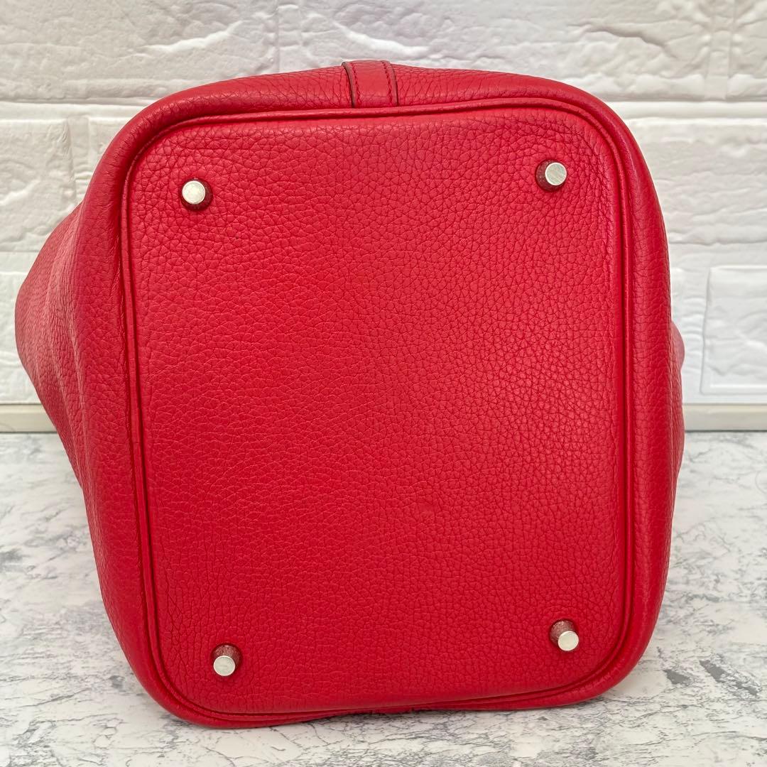 美品 HERMES エルメス ピコタン ロック MM シルバー X刻印