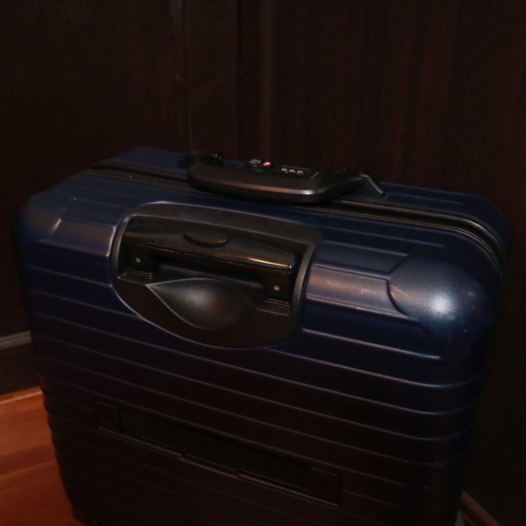 【美品】 RIMOWA サルサ ビジネストローリー ネイビー 4輪 スーツケース