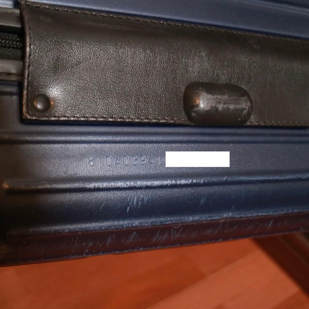 【美品】 RIMOWA サルサ ビジネストローリー ネイビー 4輪 スーツケース