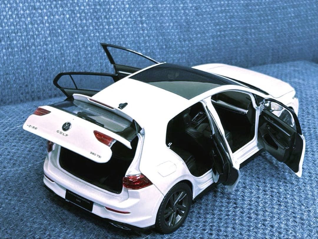 golf8 RラインWhite Volkswagen Golf サンルーフ付き