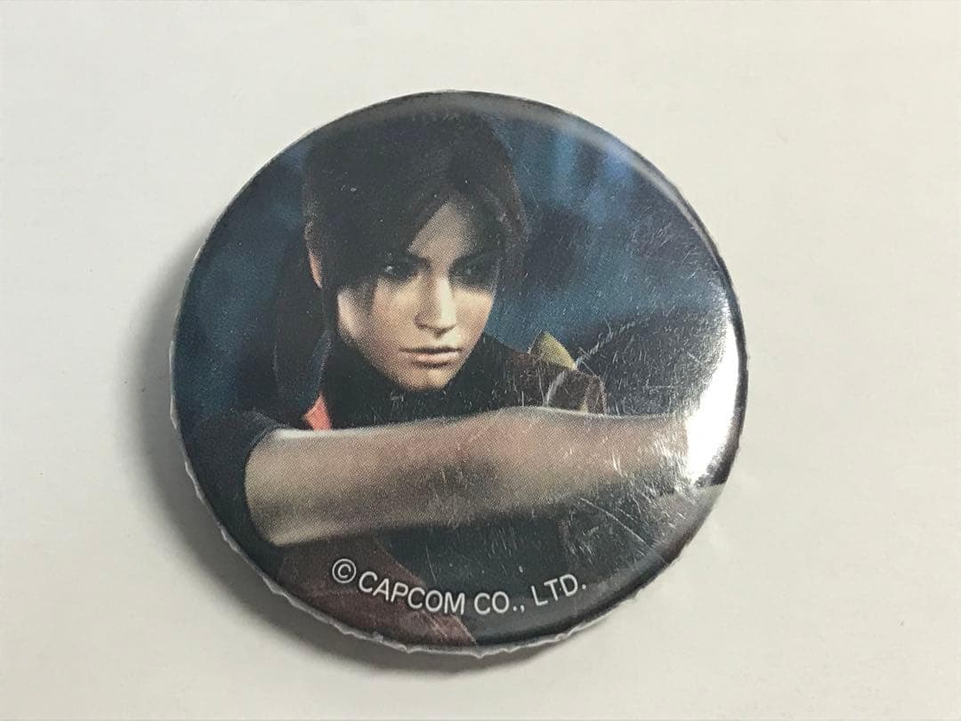 バイオハザード　クレア　缶バッジ　お台場限定
