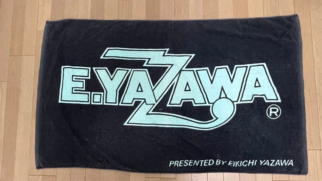 矢沢永吉様スペシャルビーチタオル　ブラック・ミントグリーン（旧サイズ）