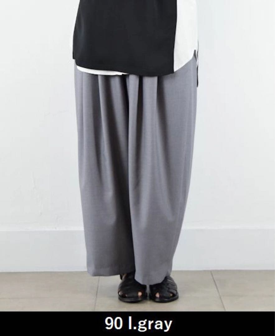 mizuiro ind (ミズイロインド)wide tuck PT