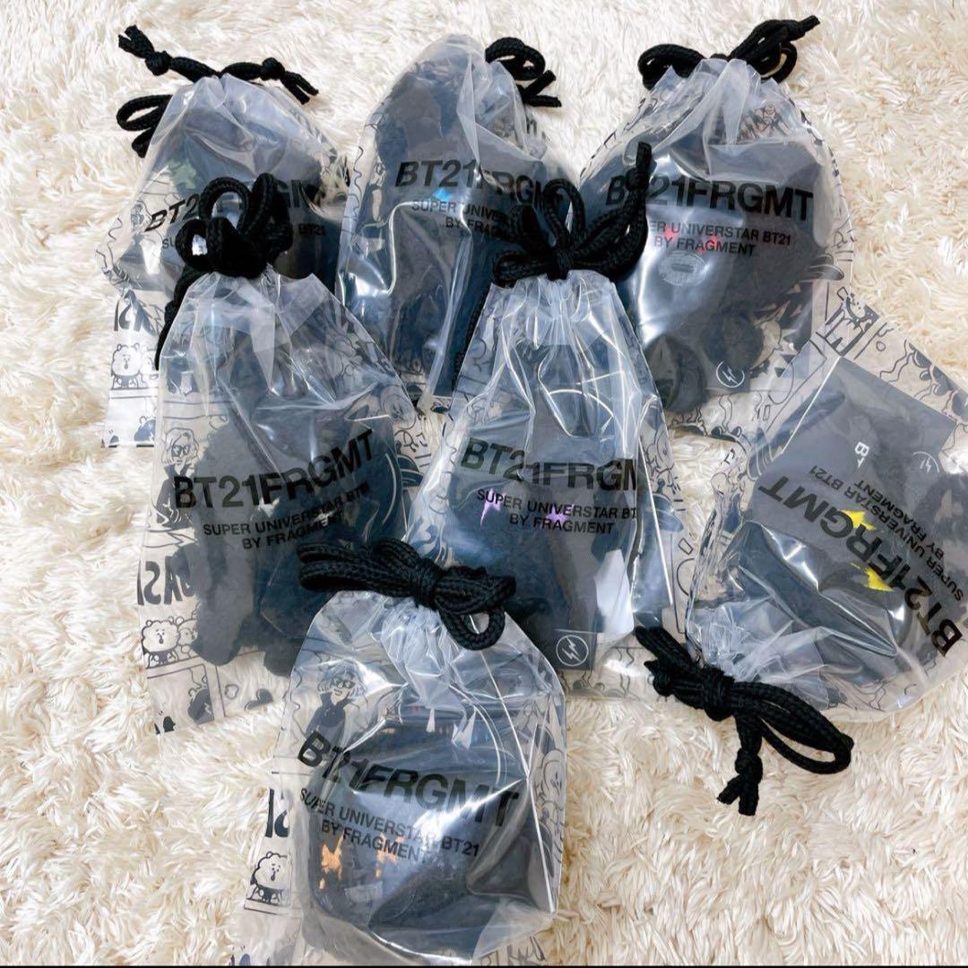 【新品】BT21 X FRAGMENT★ コンプリート7点 フラグメント 黒★