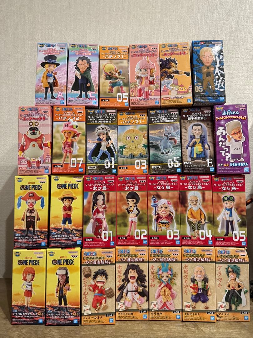 ワンピース ワールドコレクタブルフィギュア 25体セット　おまけ
