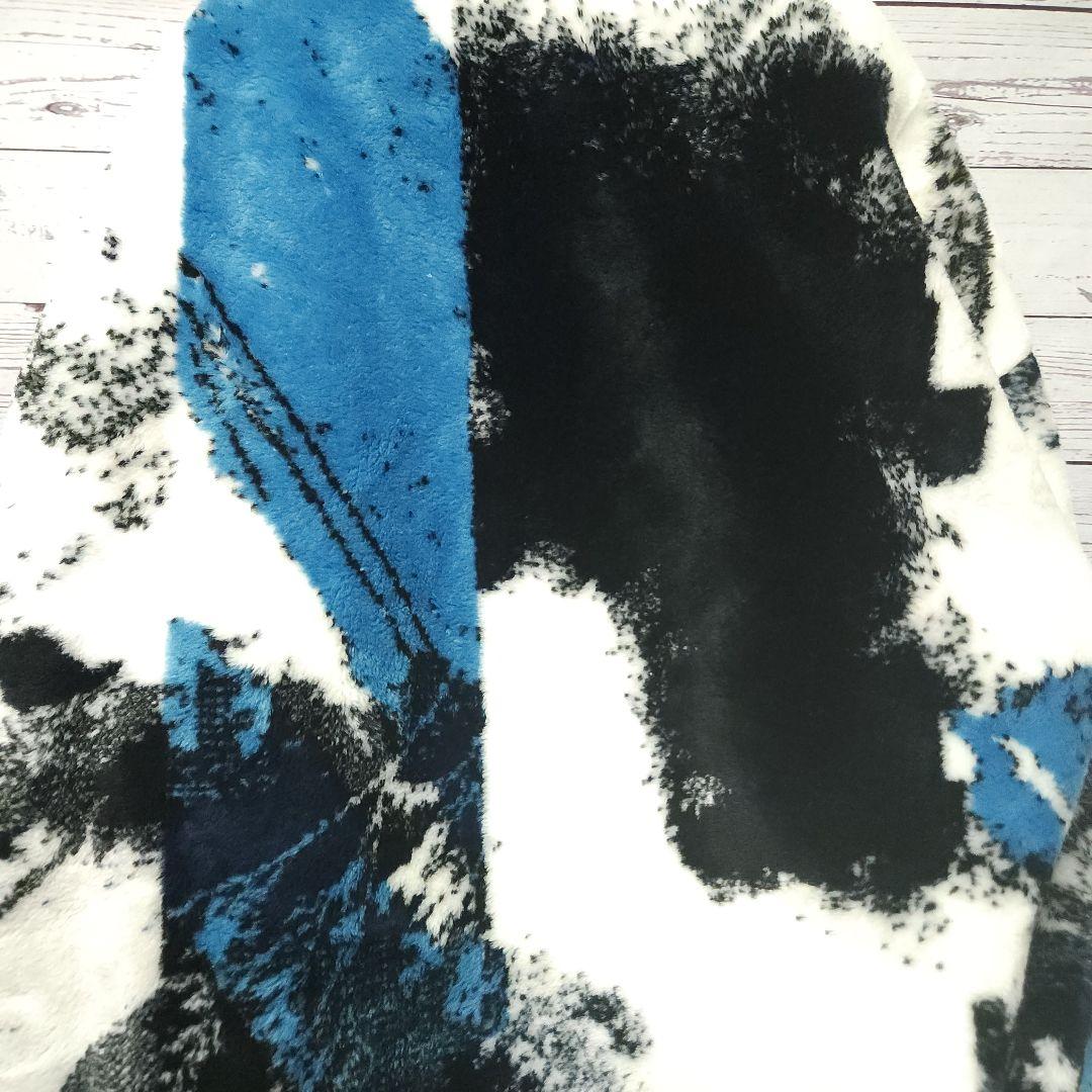 ZARA　ファージップアップスタンドカラージャケット　ホワイト系XL