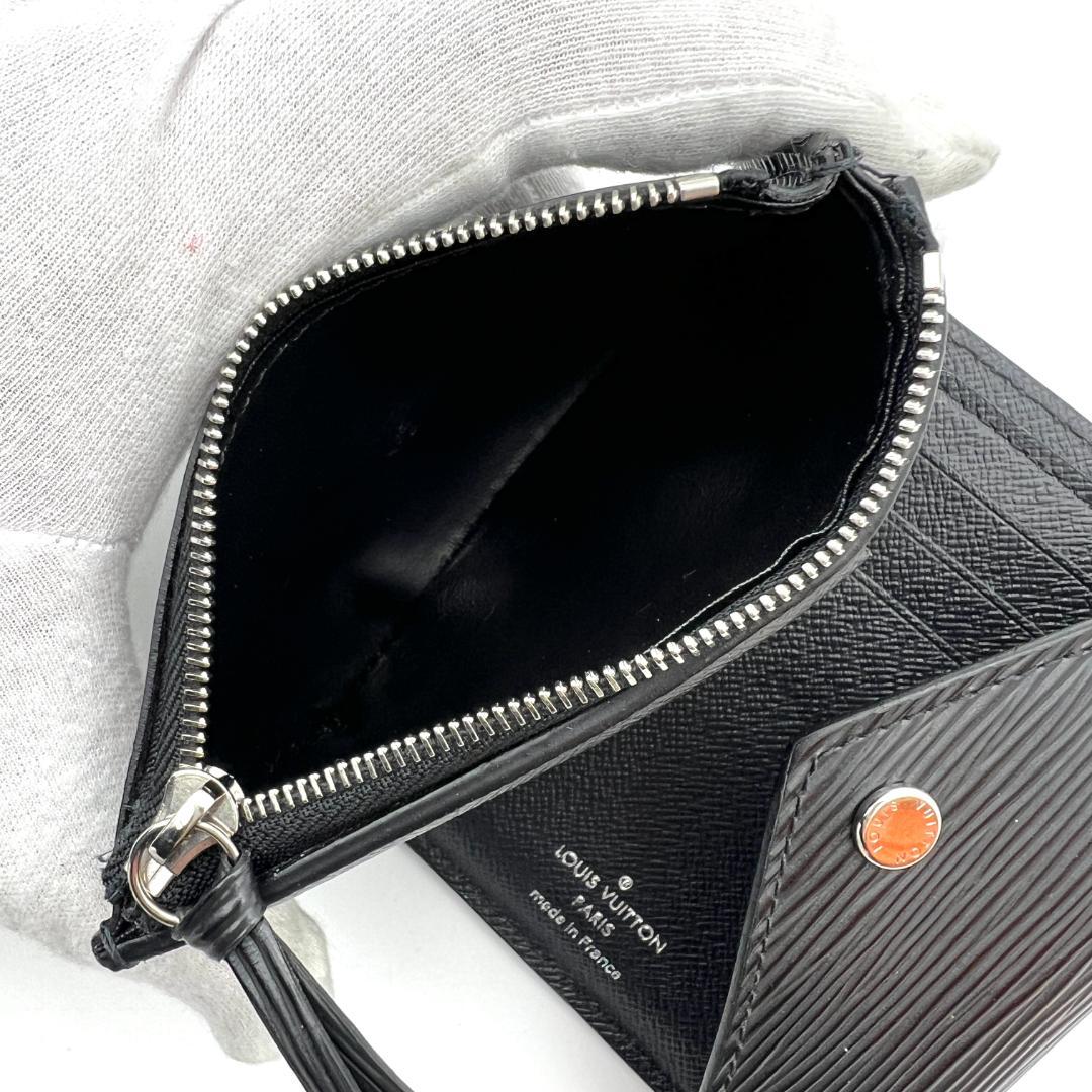 【極美品】ルイヴィトン エピ ポルトフォイユ ヴィクトリーヌ 黒 A756