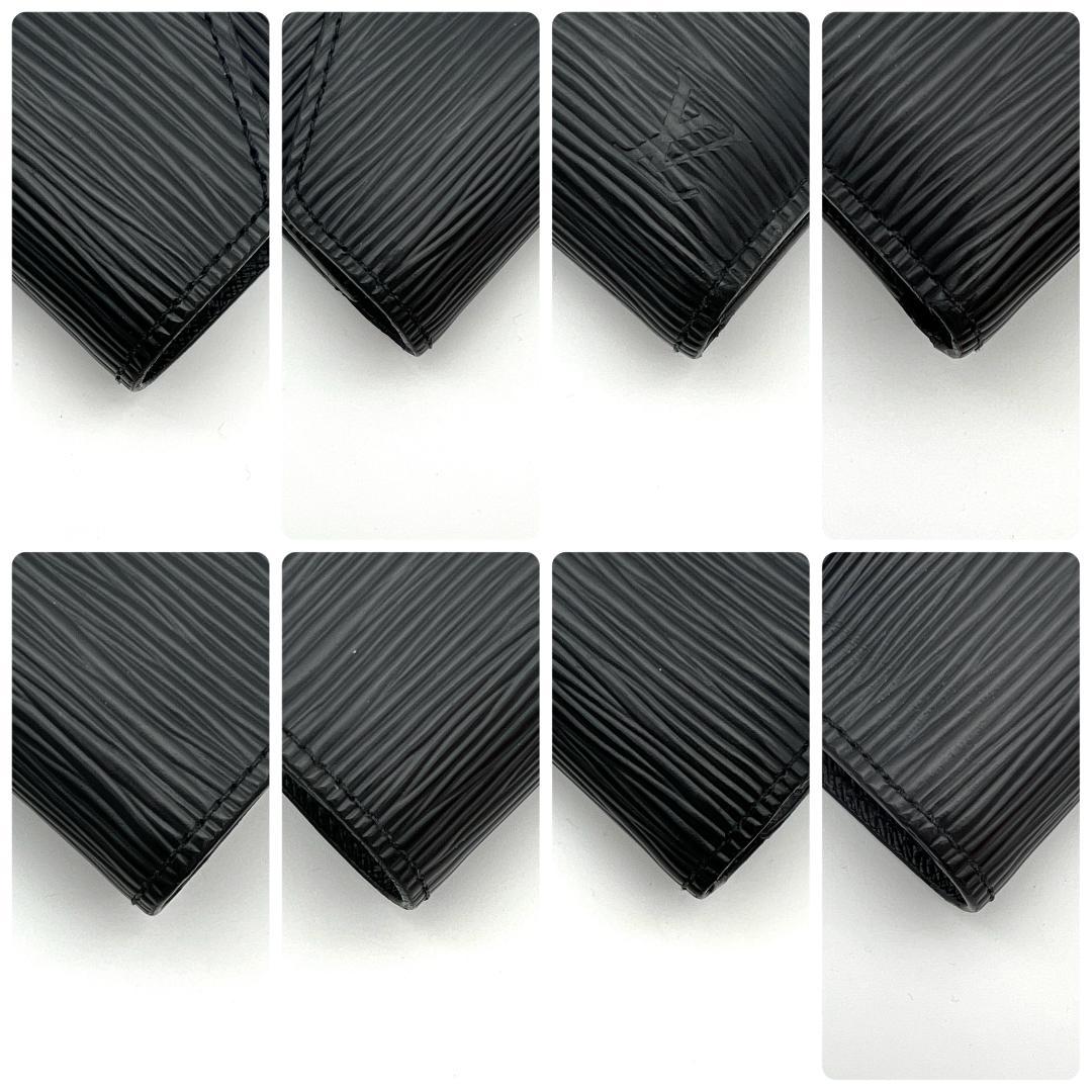 【極美品】ルイヴィトン エピ ポルトフォイユ ヴィクトリーヌ 黒 A756