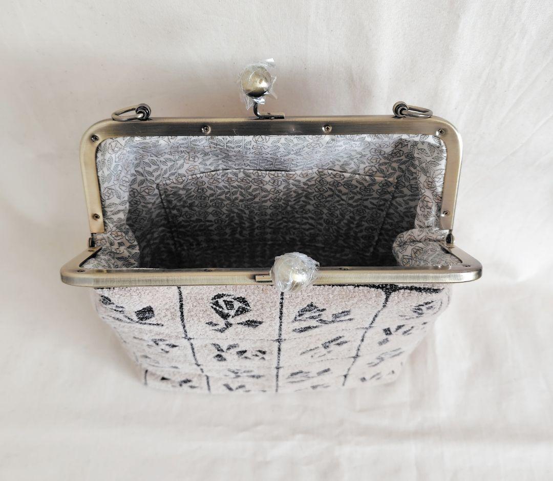 ミナペルホネン　Lulu（large）がま口　ショルダーバッグ