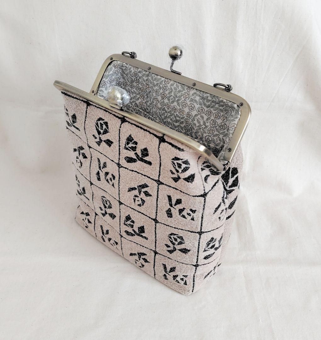 ミナペルホネン　Lulu（large）がま口　ショルダーバッグ