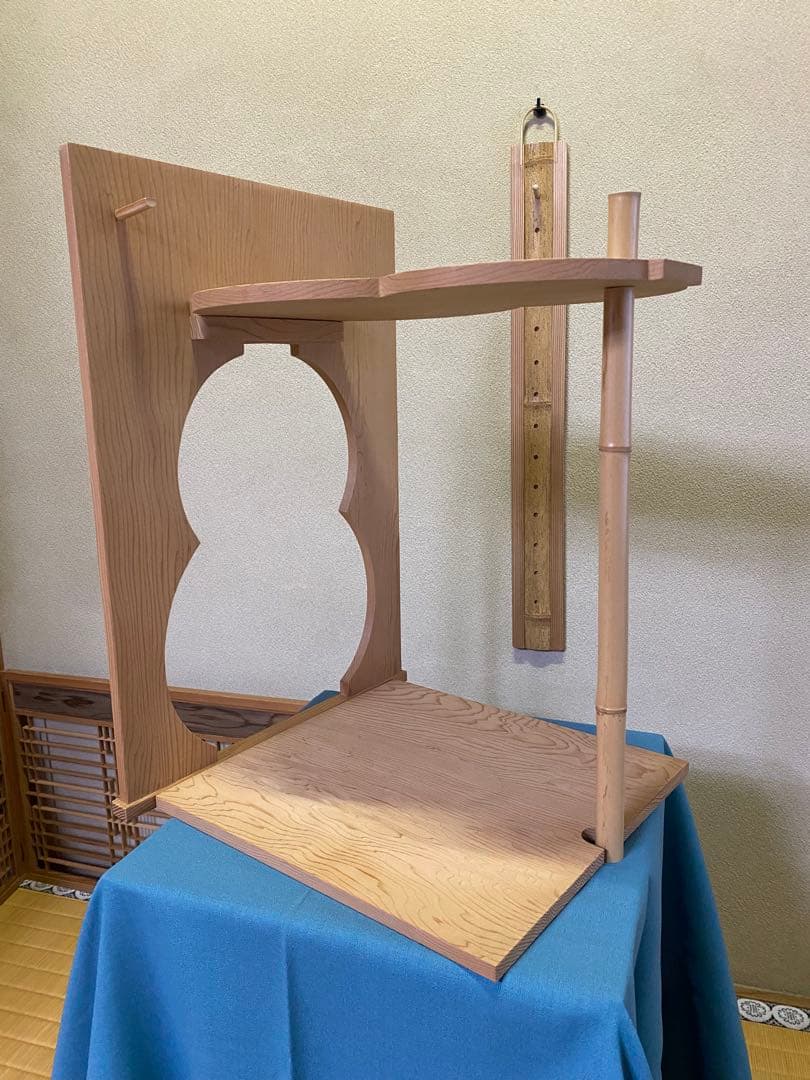 ⭐️本日限定⭐️茶道具/瓢棚 淡々斎好写 裏千家 組立式 ひさごたな