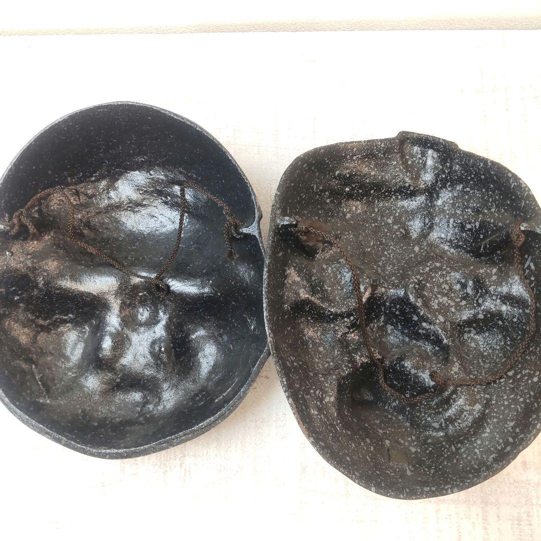 【値下中】おかめ、ひょっとこ鋳物面