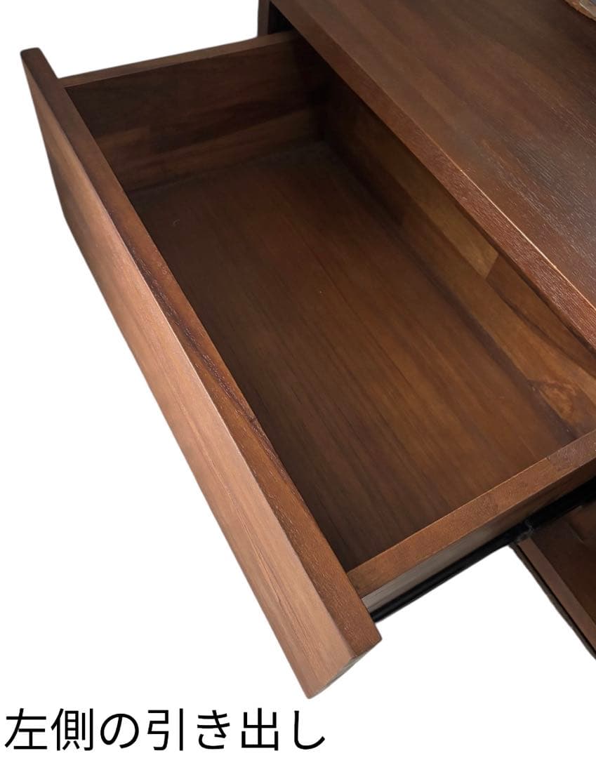 チーク材 テレビ台 160cm幅 ローボード