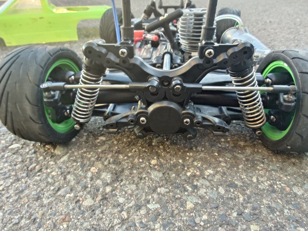 1/10タミヤ4WDエンジンバギー即走行可