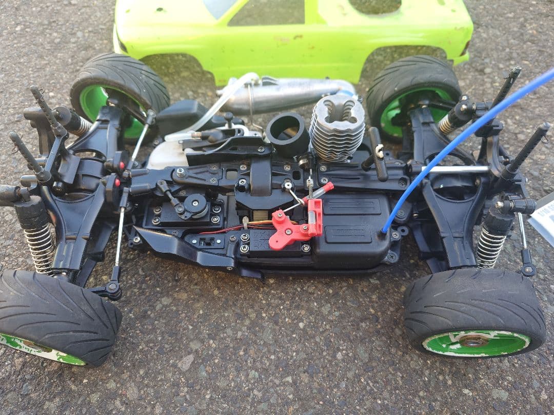 1/10タミヤ4WDエンジンバギー即走行可