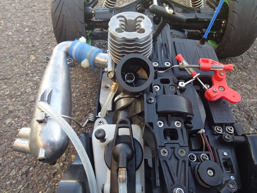 1/10タミヤ4WDエンジンバギー即走行可