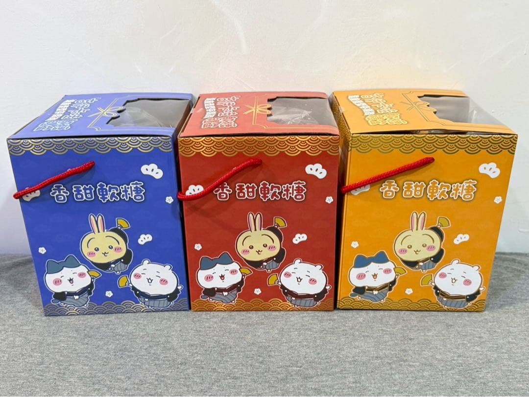 ちいかわ 台湾限定 達磨貯金箱　飴箱　だるま　飴あり セット売り