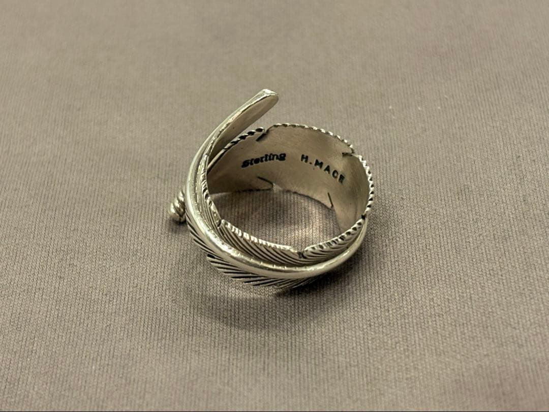 Harvey Maceフェザーリング15号 インディアンジュエリー ナバホ族