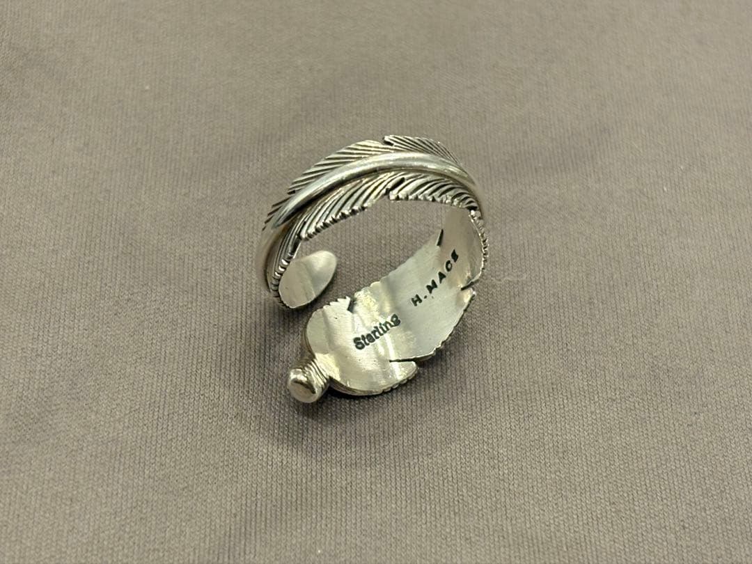 Harvey Maceフェザーリング15号 インディアンジュエリー ナバホ族