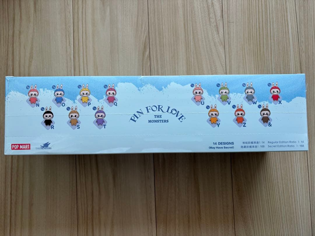 新品未開封☆ラブブ PIN FOR LOVE アソートボックス☆イニシャルN〜Z