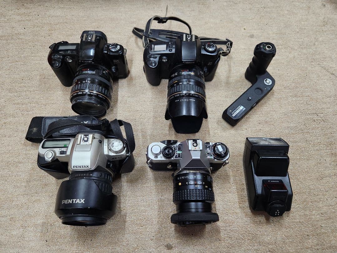 フィルム一眼レフカメラセット