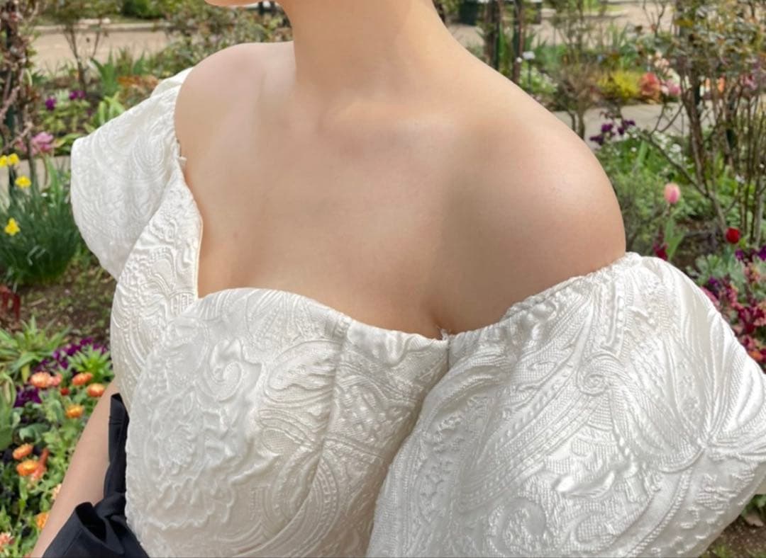 ❤︎ウェディングドレス❤︎オフショルダー 編み上げ 前撮り