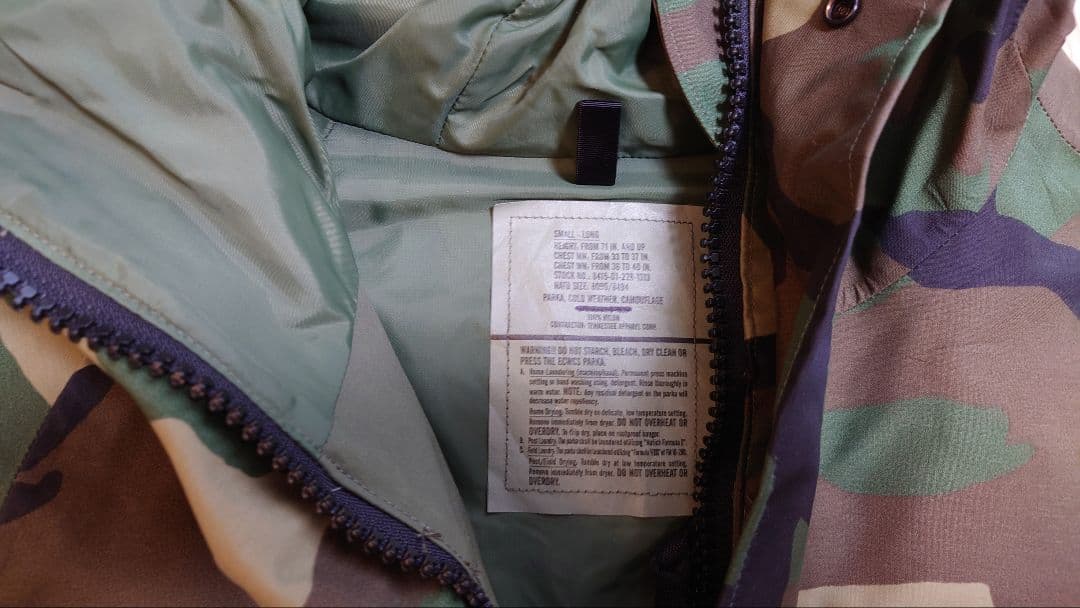 未使用 米軍 ゴアテックス ECWCS パーカー ジャケット