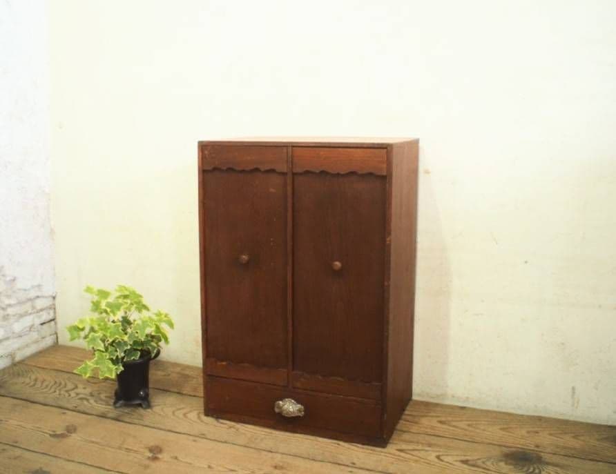 1011 ケンドン式　収納棚　飾り棚 ケース　古家具　古道具　レトロ　ビンテージ