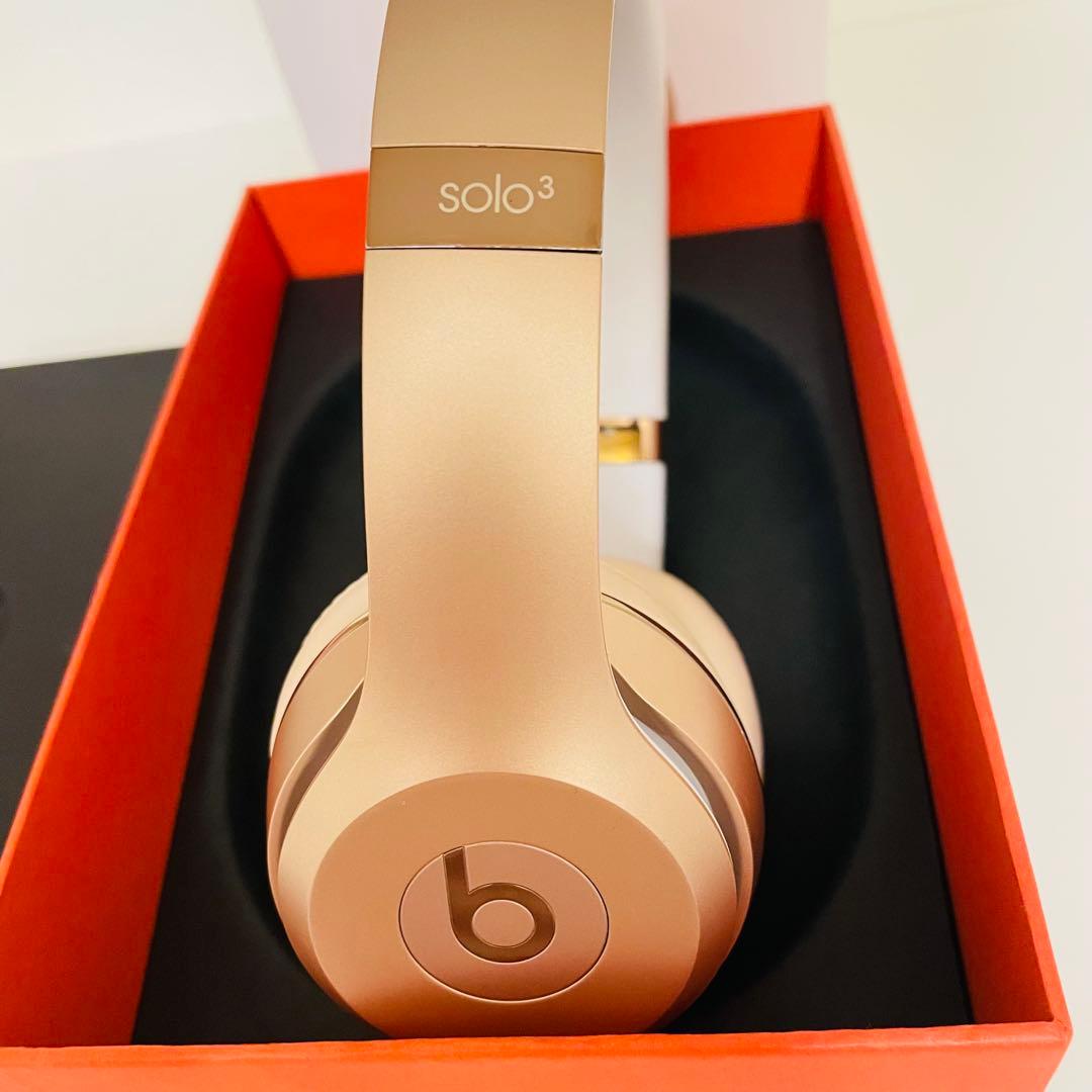 Beats Solo3 Wireless サテンゴールド ワイヤレスヘッドホン
