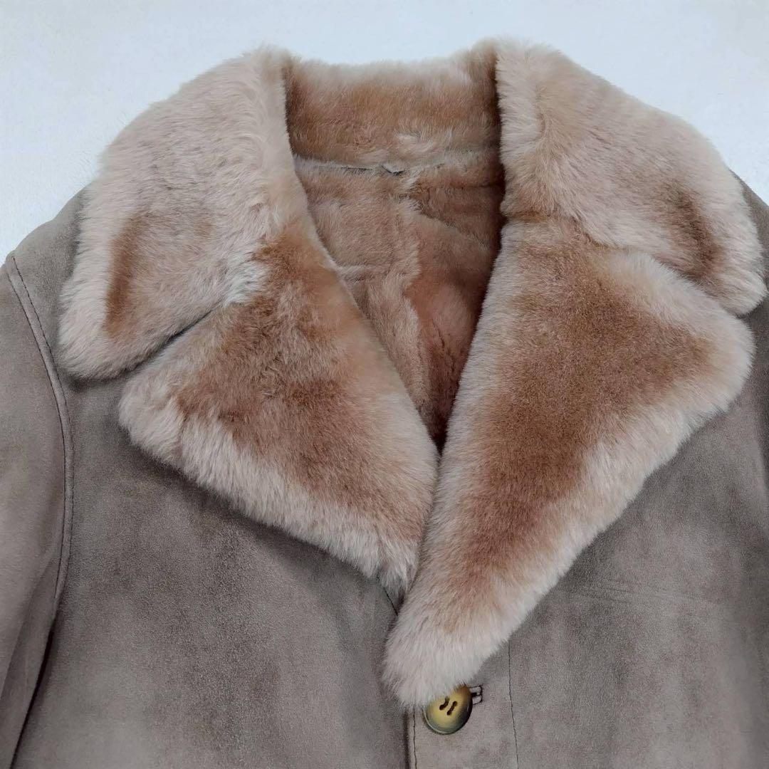 希少 美品 PIRA made in SPAIN ムートン コート ジャケット