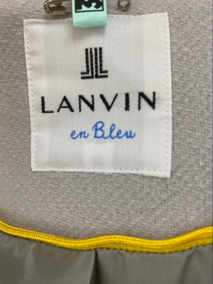 LANVIN en Bleu ライトグレー チェスターコート