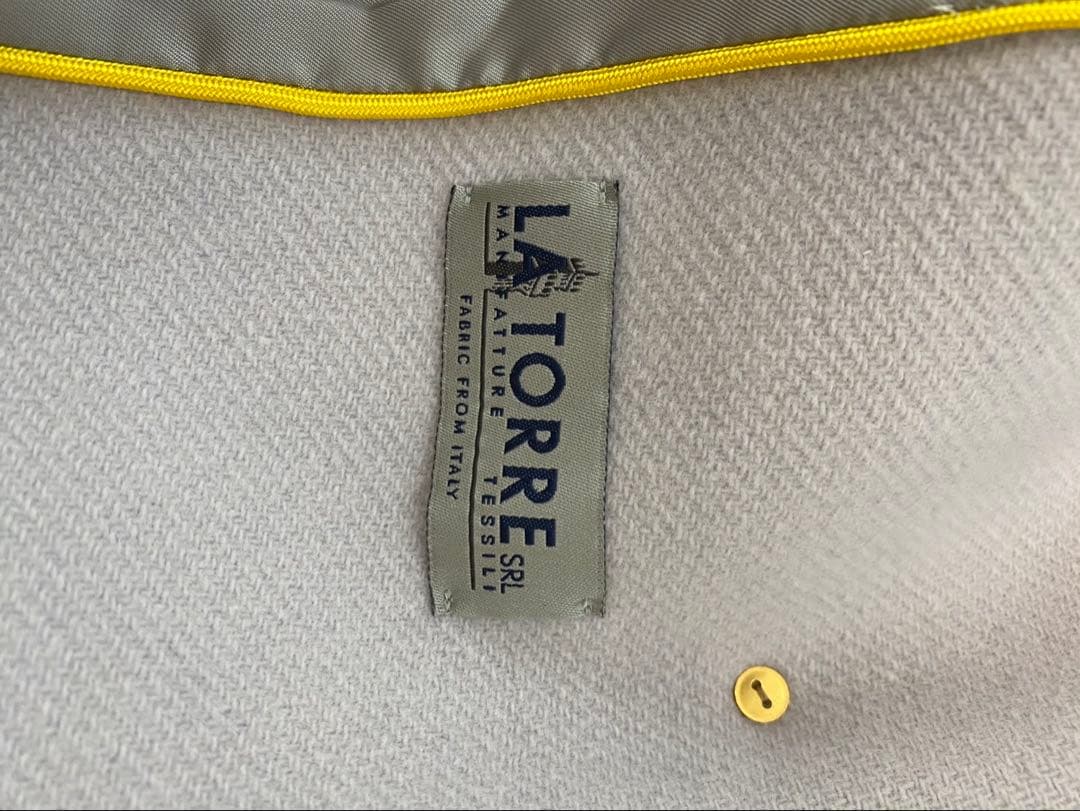 LANVIN en Bleu ライトグレー チェスターコート