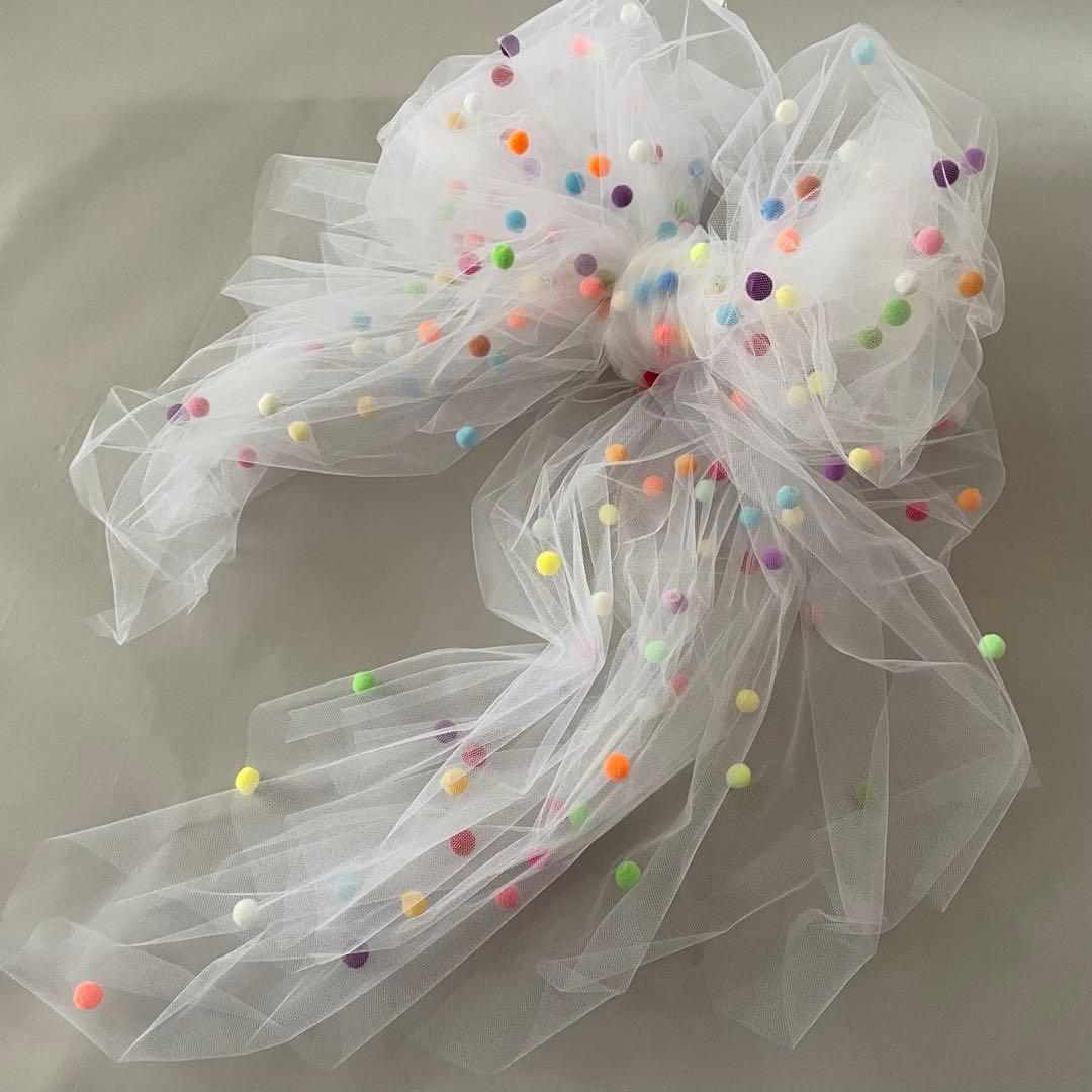 七五三　2歳３歳　正絹アンティークお着物セット　ふわふわチュール