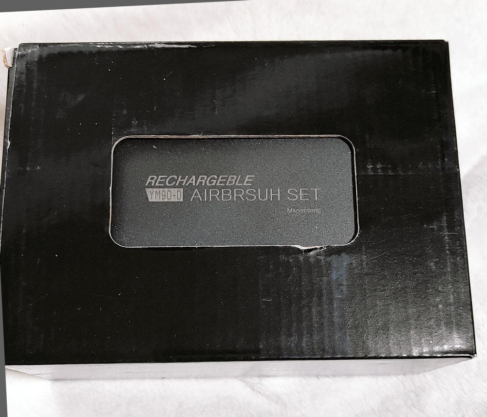 初心者向け＊エアブラシ 充電式 ダブルアクション 未使用 バッテリー式 ケース付
