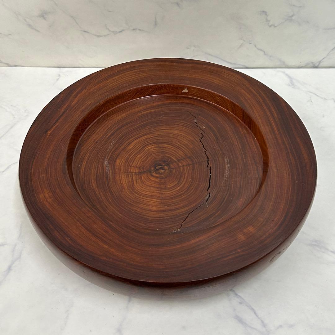 【高級花梨材】天然木 無垢 火鉢 台座つき 希少品